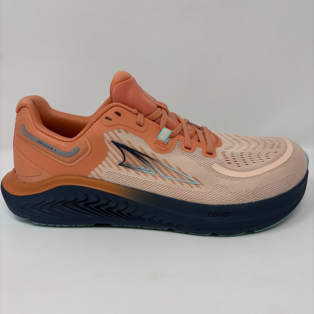 Altra Paradigm 7 Womens Size 9.5 Orange Black Athletic Running Shoes AL0A82CG447